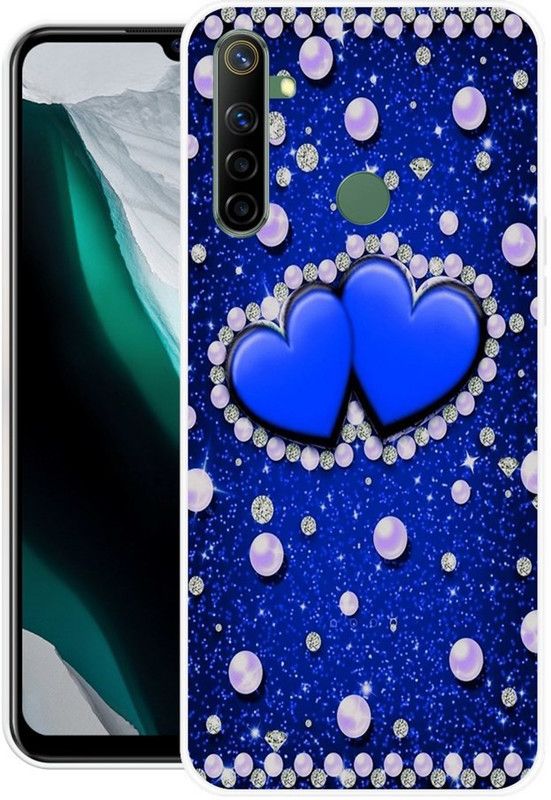 BLUEZAP Back Cover for Realme Narzo 10  (Blue, Grip Case, Silicon)