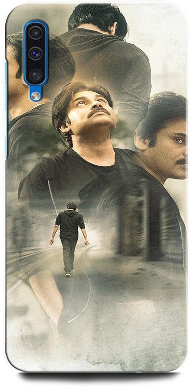 ORBIQE Back Cover for SAMSUNG Galaxy A50 PAWAN KALYAN, TAMIL ACTOR, STYLISH STAR, SOUTH STAR  (Multicolor, Hard Case, Pack of: 1)