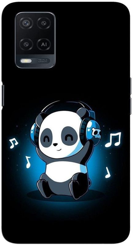 CROKIAN Back Cover for Oppo A54 4G Panda Back Cover  (Multicolor, Hard Case, Pack of: 1)