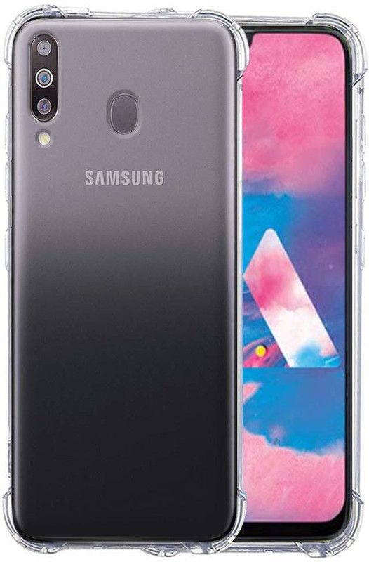 CELLCAMPUS Back Cover for Samsung Galaxy M30 (2019), Galaxy M30, Samsung Galaxy M30, Samsung M30  (White, Transparent, Grip Case, Pack of: 1)