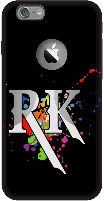 SSMORYA Back Cover for Apple iphone 6, Apple iphone 6s Logo cut, R, K Latter Multicolour Printed  (Multicolor, Shock Proof, Pack of: 1)