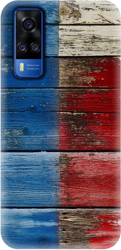 Smutty Back Cover for Vivo Y51, Vivo Y51A - Wooden Print  (Multicolor, Hard Case, Pack of: 1)