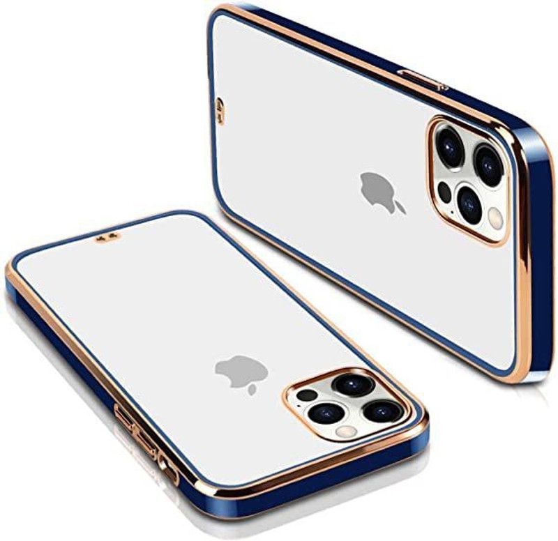 fi-yonity Back Cover for I phone 12 pro  (Blue, Shock Proof, Pack of: 1)