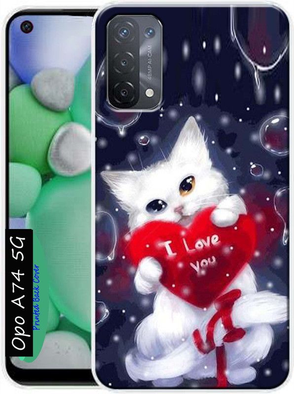 HEXAcase Back Cover for Oppo A74 5G, Oppo A74 (5G)  (Multicolor, Dual Protection, Silicon, Pack of: 1)