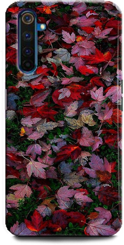 Afterglow Back Cover for Realme 6 Pro RED LEAVES, FALL, LEAVES,RED  (Multicolor, Shock Proof, Pack of: 1)