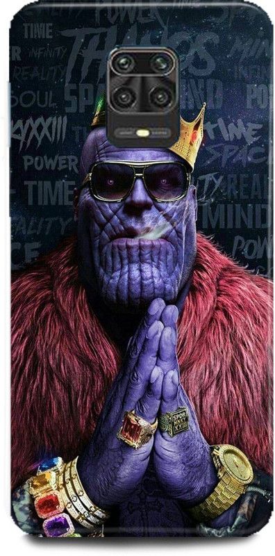 MP ARIES MOBILE COVER Back Cover for Redmi Note 9 Pro Max, Thanos,Funny,Thanos,Marvel,Comic,Avenger,Avangers,end,Game,  (Multicolor, Hard Case, Pack of: 1)