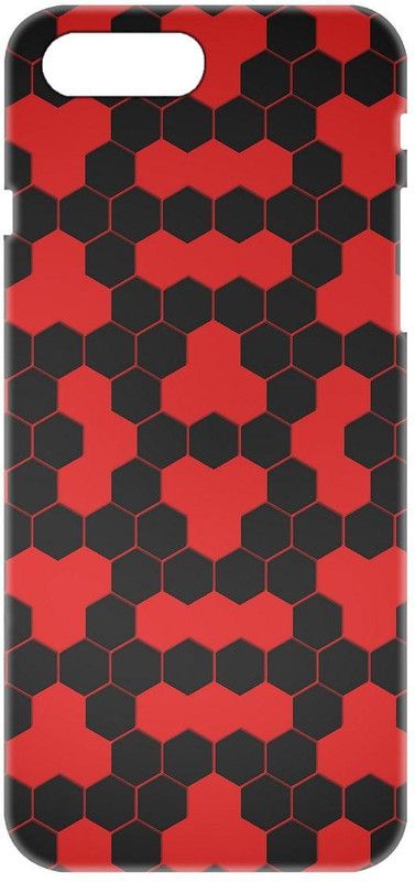 Smutty Back Cover for Apple iPhone 8 Plus - Honeycomb Print  (Multicolor, Hard Case, Pack of: 1)