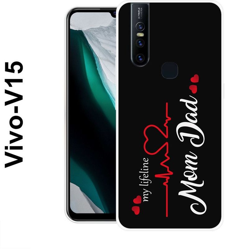 redfly Back Cover for Vivo V15  (Multicolor, Silicon)