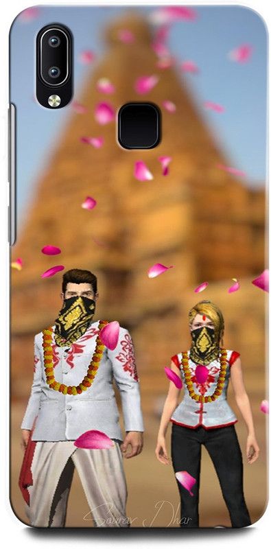 INTELLIZE Back Cover for Vivo V9 Youth 1727 FREEFIRE, JUEGO, GUN, METAL, FIRE, BACKGROUND, GAME  (Multicolor, Hard Case, Pack of: 1)