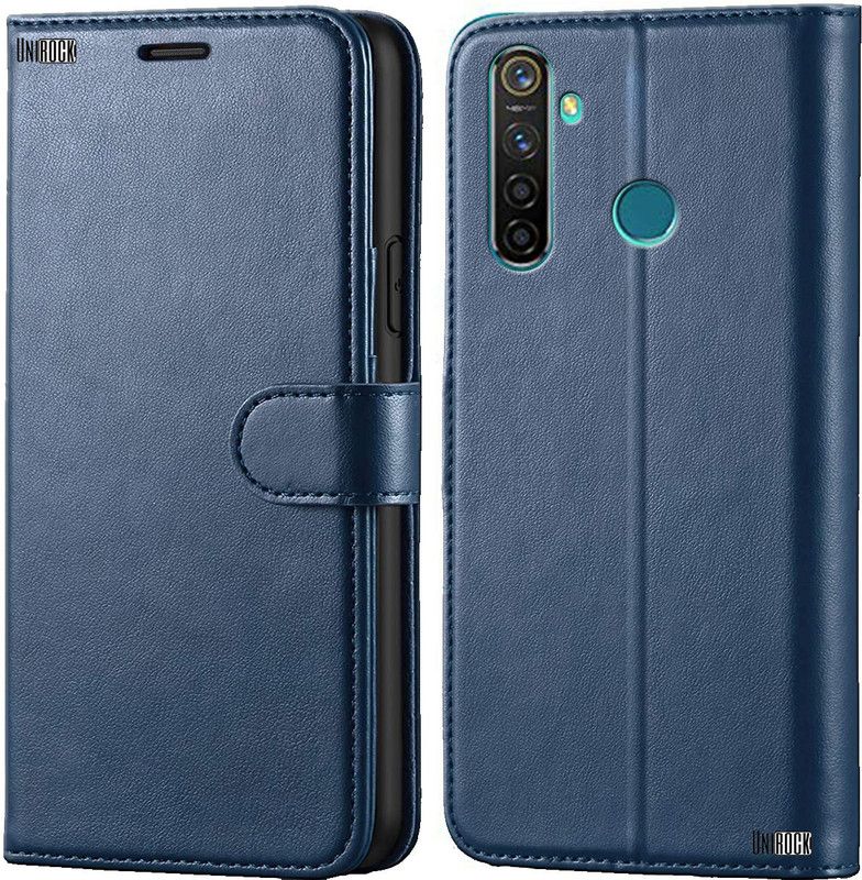 Digilett Flip Cover for Realme 6 Pro  (Blue, Dual Protection, Pack of: 1)