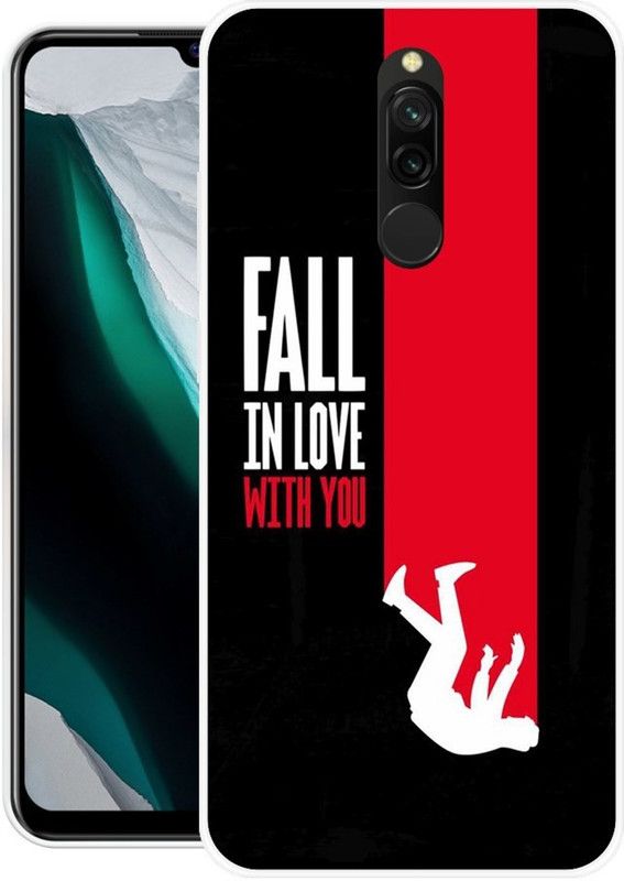 BLUEBUG Back Cover for Redmi 8  (Multicolor, Grip Case, Silicon)