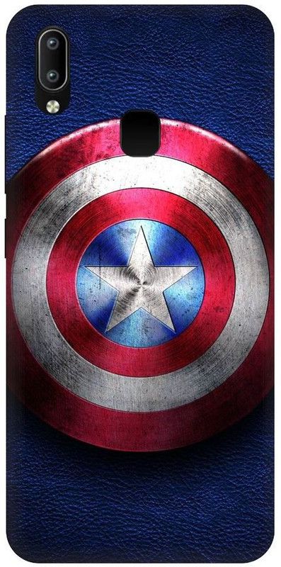 URCHIN Back Cover for Vivo Y93 Captain America, Superhero, Avengers, End Game, Marval, Comic, Shield, Cute, Chibbi  (Multicolor, Shock Proof, Pack of: 1)