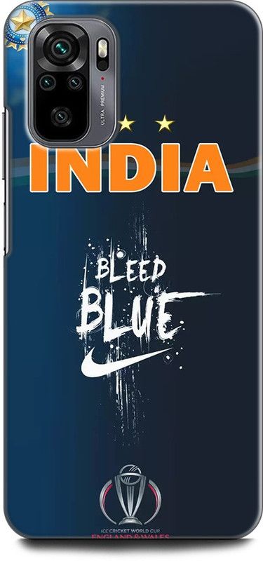 KEYCENT Back Cover for REDMI Note 10S INDIA, INDIAN JERSEY, WORD CUP, CRICKETE, SPORTS  (Multicolor, Pack of: 1)