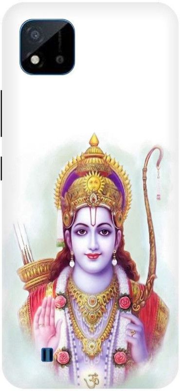 Bluvver Back Cover for Realme C20,RMX3061, Printed Jai Shree Ram Back Cover  (Multicolor, Hard Case, Pack of: 1)