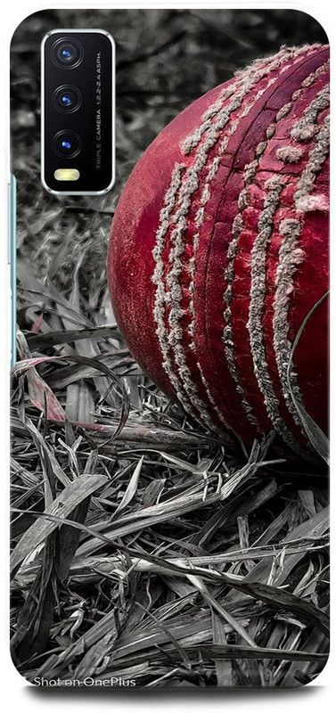 ZIGTOZAG SHOPPE Back Cover for vivo Y12G , V2068, CRICKET, AB, RCB, MR360, IPL,T20,  (Red, Hard Case)