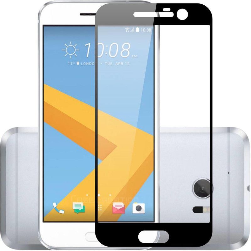 CASE CREATION Edge To Edge Tempered Glass for HTC 10 Dual SIM  (Pack of 1)