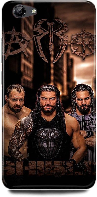 FRONK Back Cover for Vivo V5s, 1713, ROMAN, REIGNS, WRESTLER, WWE, SHIELD  (Brown, Hard Case, Pack of: 1)