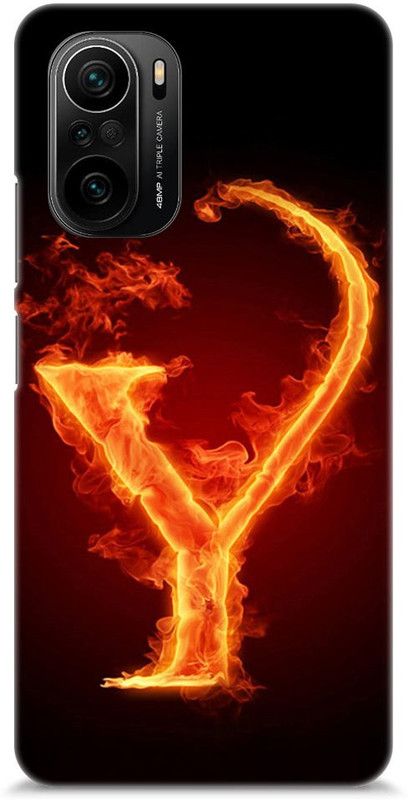 Chiraiyaa Back Cover for Xiaomi Mi 11X  (Black, Orange)
