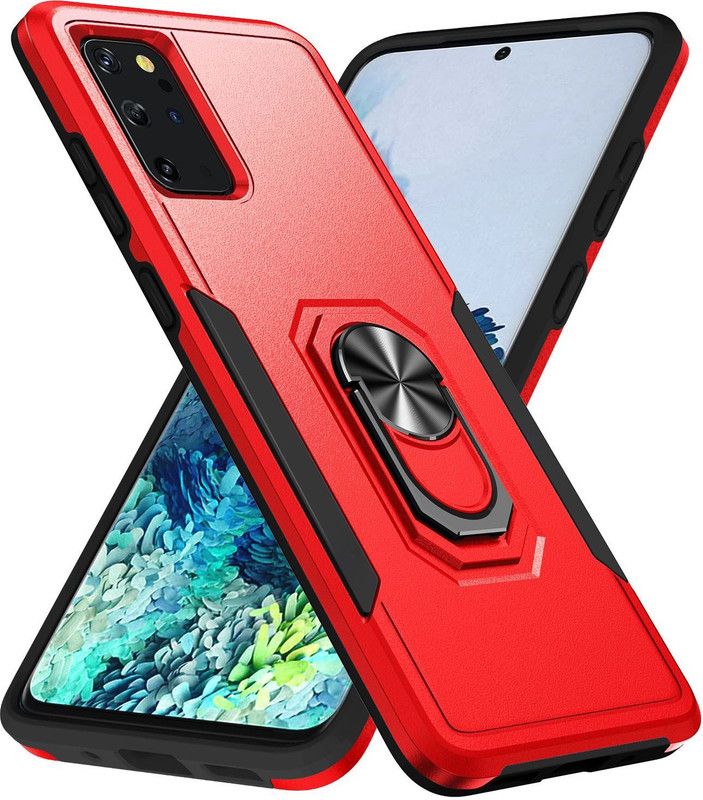 TURTLE Back Cover for Samsung Galaxy S20+ / Galaxy S20 PLUS  (Red, Dual Protection, Pack of: 1)