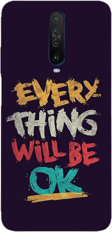 METOO Back Cover for Poco X2, Text,Shayari, Funny Quote Design Back Cover Print : 39  (Multicolor, Dual Protection, Silicon, Pack of: 1)