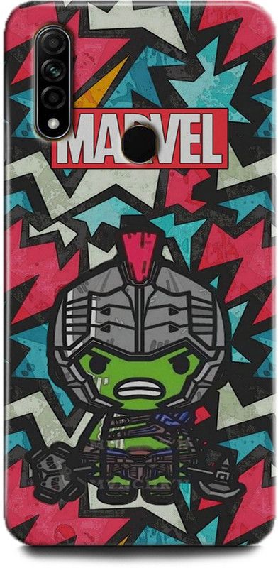 Afterglow Back Cover for OPPO A31 HULK, ANGRY HULK, MARVEL, AVENGERS, SUPERHERO, COMIC  (Multicolor, Shock Proof, Pack of: 1)
