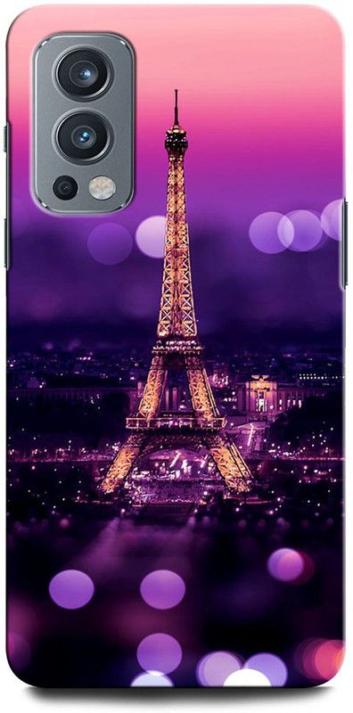 ORBIQE Back Cover for OnePlus Nord 2 5G EIFFELTOWER, PARIS, HEARTS, LOVE, COLORFUL, GALAXY  (Multicolor, Hard Case, Pack of: 1)