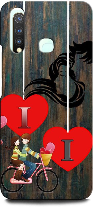 ORBIQE Back Cover for VIVO U20 1921 II, I LOVE I, I LETTER, II NAME  (Multicolor, Hard Case, Pack of: 1)