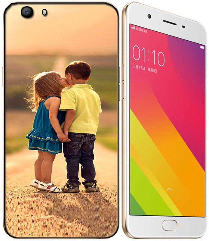 METOO Back Cover for Oppo F1S, Cupal , Romentic Designer Printed Back Cover, Print : 120  (Multicolor, Dual Protection, Silicon)