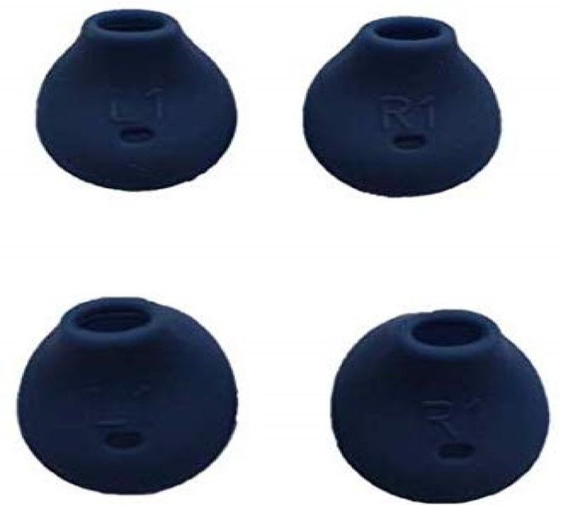 YTM Silicone Ear Tips for S7edge S7 Silicone replacement In The Ear Headphone Cushion  (Pack of 4, Black)