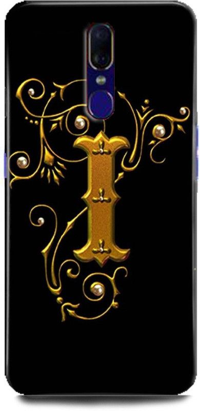 FIKORA Back Cover for OPPO F11/CPH1911 I LETTER PRINTED  (Multicolor, Hard Case, Pack of: 1)