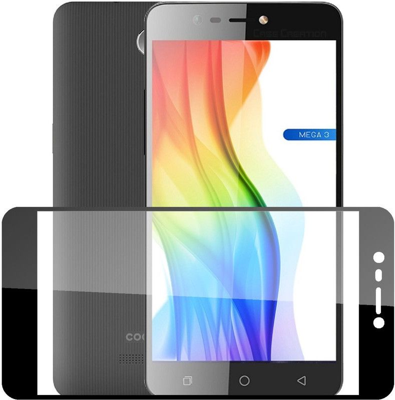 CASE CREATION Edge To Edge Tempered Glass for Coolpad Mega 3 (2016)  (Pack of 1)