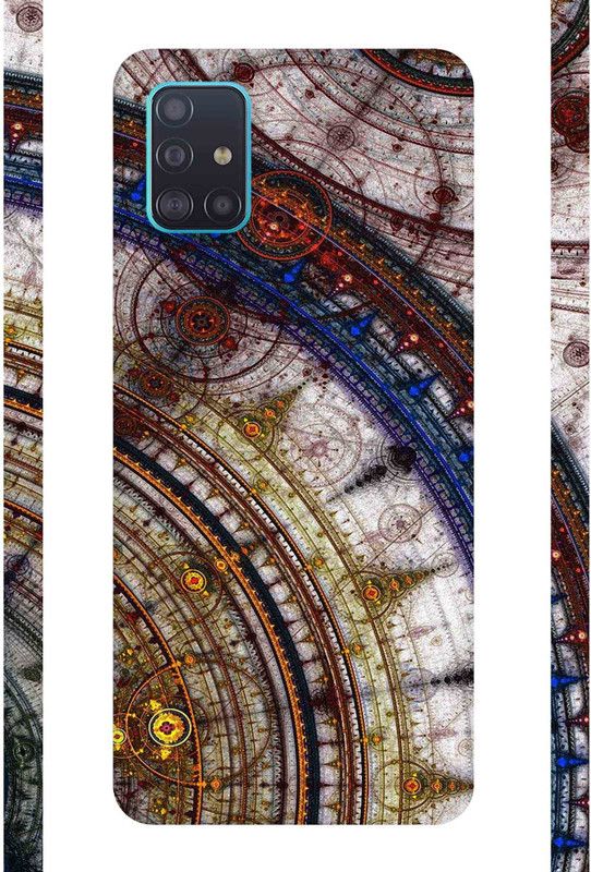 Inkzz Krafted Chakri Mobile Skin - Only Back for Samsung A51 Mobile Skin  (Multicolor)