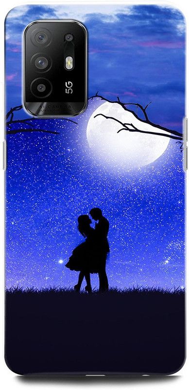 ORBIQE Back Cover for OPPO F19 Pro+ 5G CPH2213 GIRL BOY LOVE, ANIME, SWEET COUPLE, TOGETHER, COUPLE HUG  (Multicolor, Hard Case, Pack of: 1)
