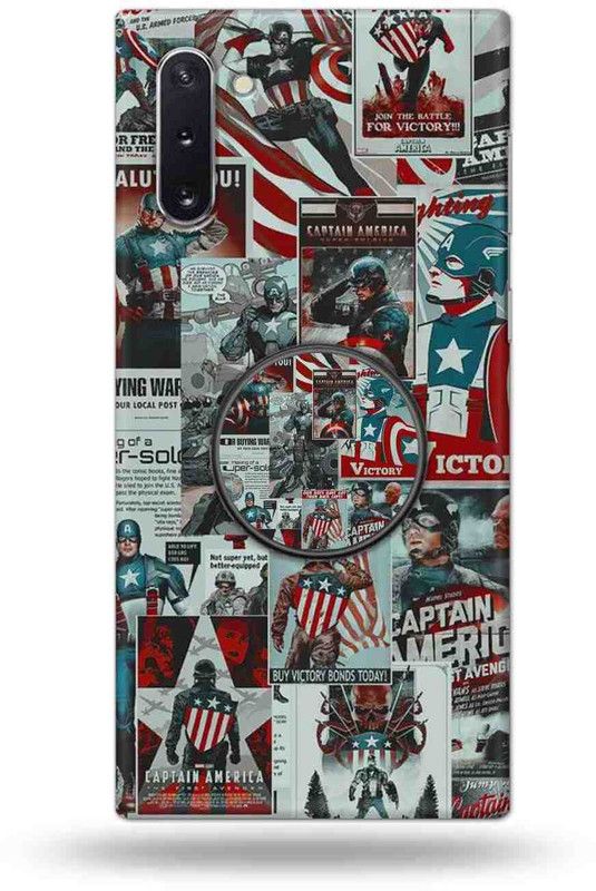 NDCOM Back Cover for Samsung Galaxy Note 10  (Multicolor, Cases with Holder, Pack of: 1)