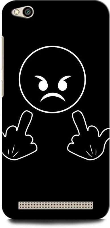 GRAFIQE Back Cover for Mi Redmi 5A  (Black, White, Pack of: 1)