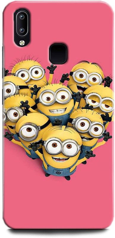 Afterglow Back Cover for Vivo V11 MINIONS, CUTE, FUNNY, CARTOON, MINIONS CUTE, CUTE  (Multicolor, Shock Proof)