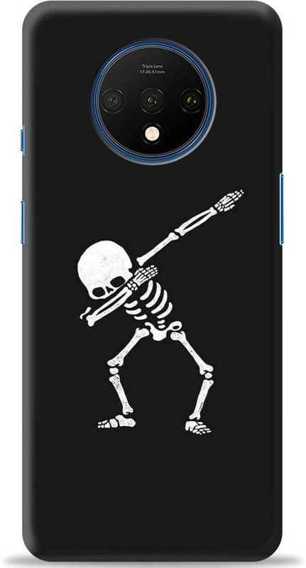 Crafter Back Cover for OnePlus 7T  (Black, Shock Proof, Pack of: 1)
