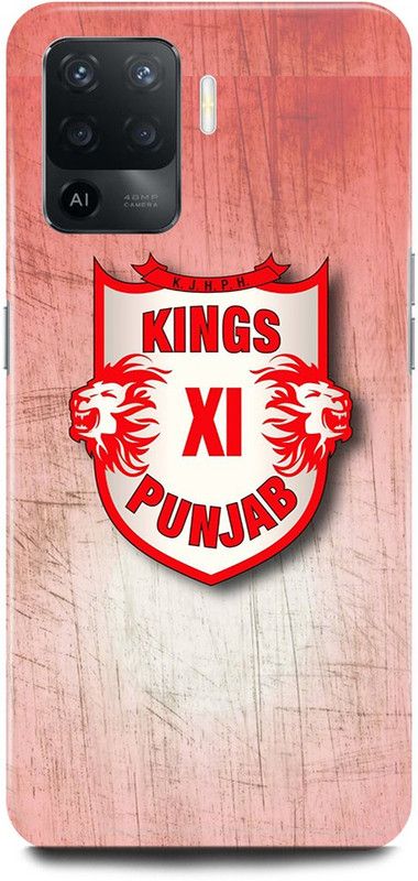JUGGA Back Cover for OPPO F19 Pro, KINGS, 11, ELEVEN, PUNJAB, IPL, TEAM, LOGO  (Red, Hard Case, Pack of: 1)