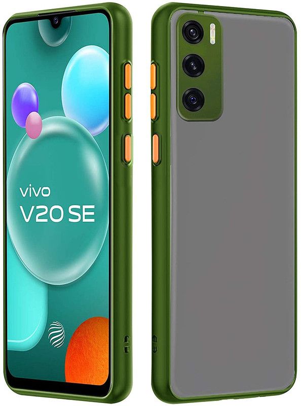Dallao Back Cover for Vivo V20SE Shockproof 360 Degree Protection Trending Smoke Soft case  (Multicolor, Camera Bump Protector, Pack of: 1)