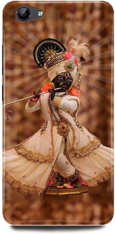 FUGGA Back Cover for vivo Y81i , 1812 & PD 1732, RADHA, KRISHNA, KANHAIYA, JI, KRISHAN, JI, GOD  (Brown, Hard Case, Pack of: 1)