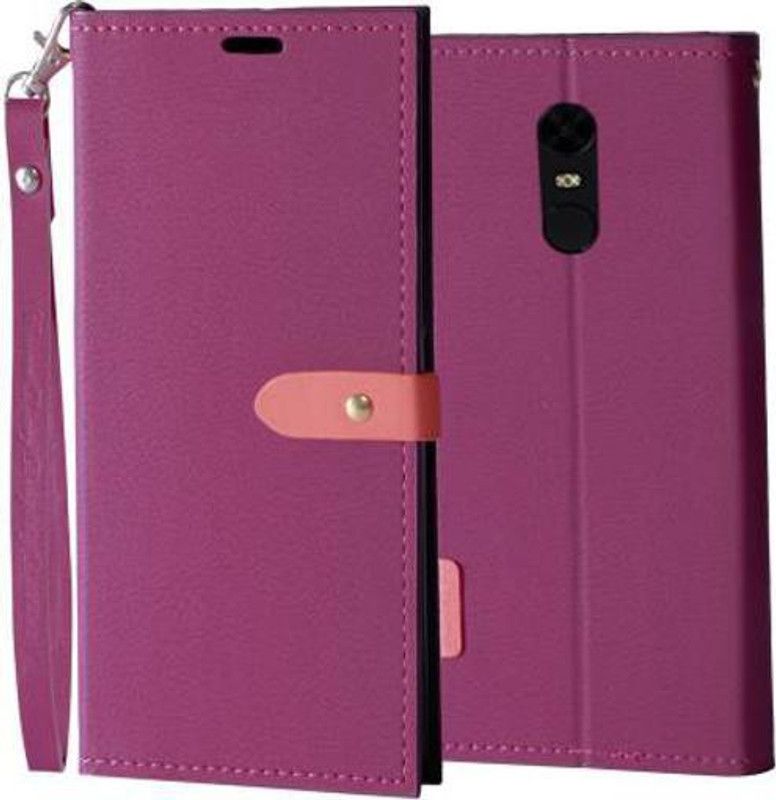 YAYAVAR Flip Cover for Mi Redmi Note 4  (Pink, Shock Proof, Pack of: 1)