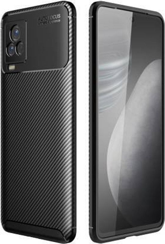 Zelfo Back Cover for IQOO 7 LEGEND (5G)  (Black, Silicon, Pack of: 1)