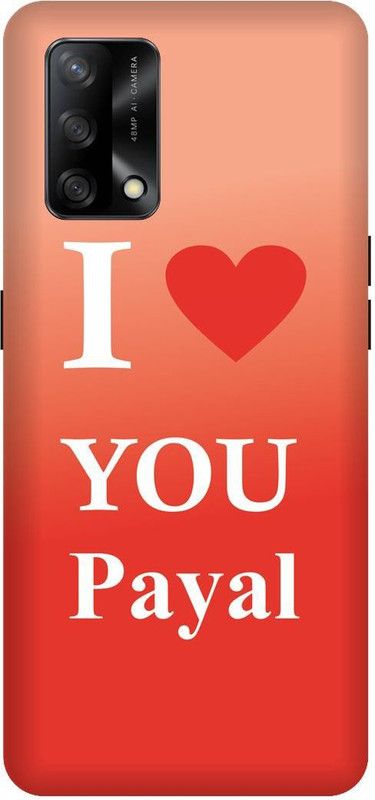 SAVETREE Back Cover for Oppo F19, CPH2219, Oppo F19s, CPH2223, Love Payal  (Multicolor, 3D Case, Pack of: 1)