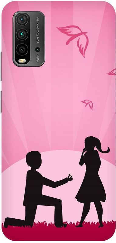 Zaplab Back Cover for Xiaomi Redmi 9 Power,M2010j19si, Love Couples Printed Back Cover  (Multicolor, Hard Case)