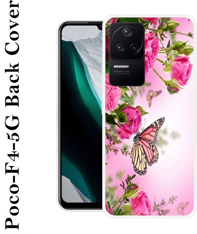 VITARO Back Cover for Poco F4 5G  (Pink, Green, Grip Case, Silicon, Pack of: 1)