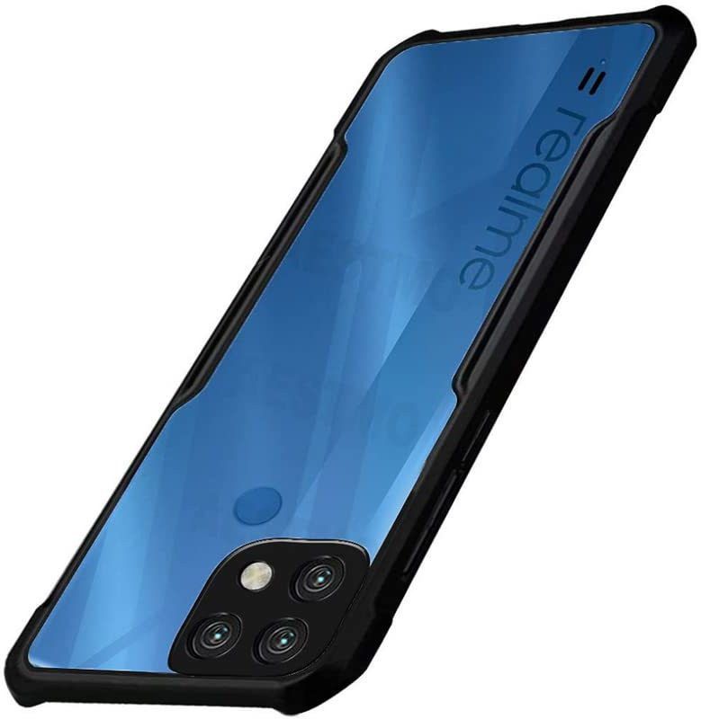 itrusto Back Cover for realme c12  (Transparent, 3D Case, Pack of: 1)