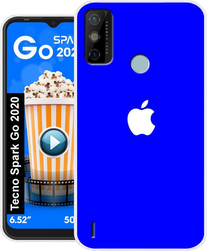 SmartGoldista Back Cover for Tecno Spark Go 2020  (Multicolor, Grip Case, Silicon)