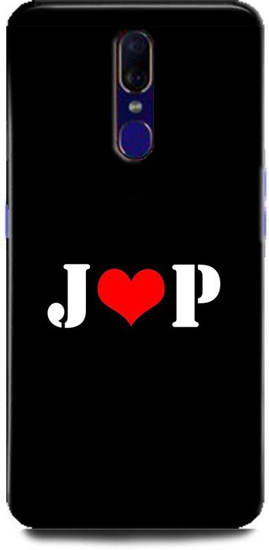 Afterglow Back Cover for Oppo F11 J P, J LOVES P, NAME, LETTER, ALPHABET, JP LOVE, HART  (Multicolor, Shock Proof, Pack of: 1)
