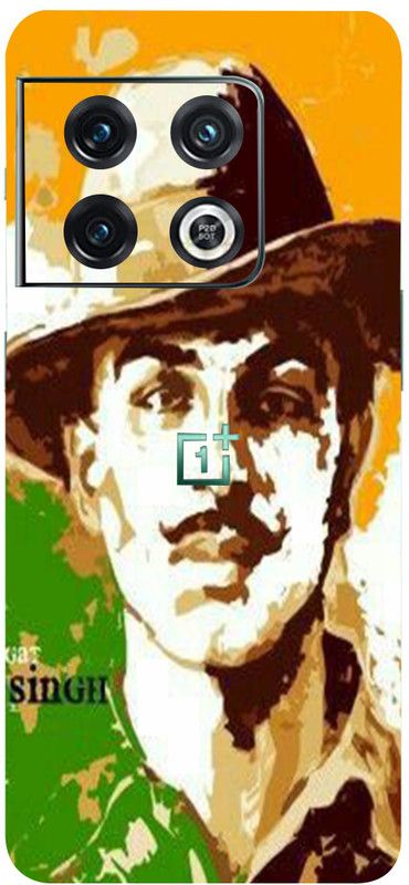 Mclaxa Bhagat Singh Mobile Back Skin, Bhagat Singh, ONE PLUS 10PRO 5G Mobile Skin  (Bhagat Singh Skin With Super Matte Finish)