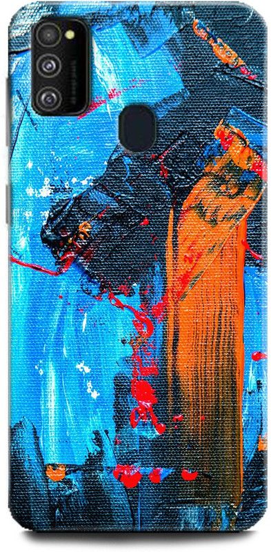 INDICRAFT Back Cover for Samsung Galaxy M30s PAINTING, ABSTRACT ART, TEXTURE, COLOURFULL, COLOURS  (Multicolor, Shock Proof, Pack of: 1)